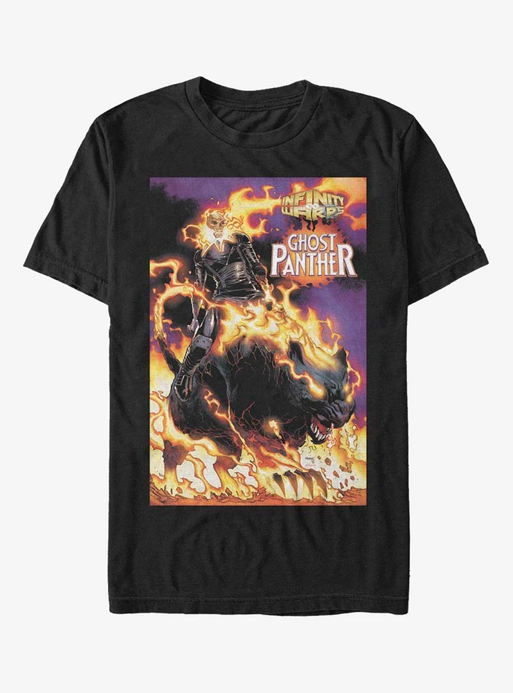 Hot Topic Marvel Ghost Rider Panther T-Shirt