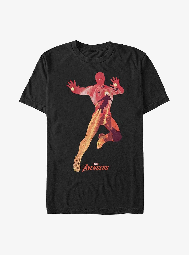 Hot Topic Marvel Iron Man Scene T-Shirt