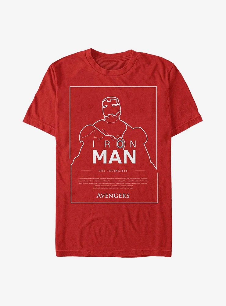 Hot Topic Marvel Iron Man The Invincible T-Shirt