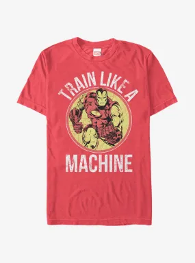 Hot Topic Marvel Iron Man Train Like a Machine T-Shirt