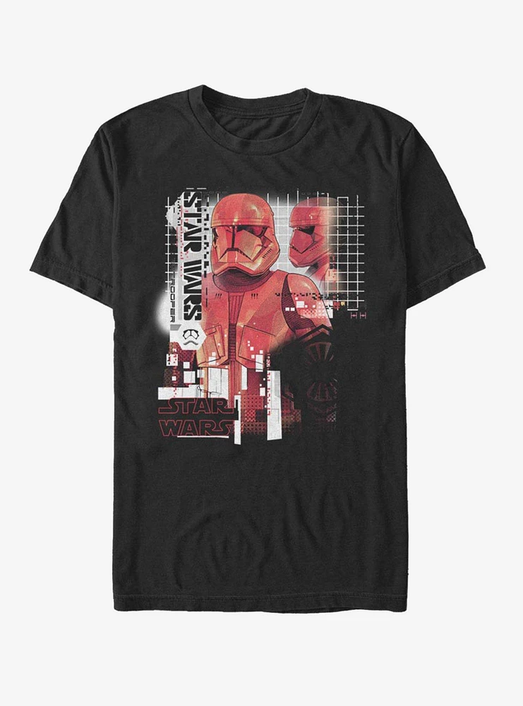 Hot Topic Star Wars Episode IX Rise of Skywalker Red Trooper Super T-Shirt