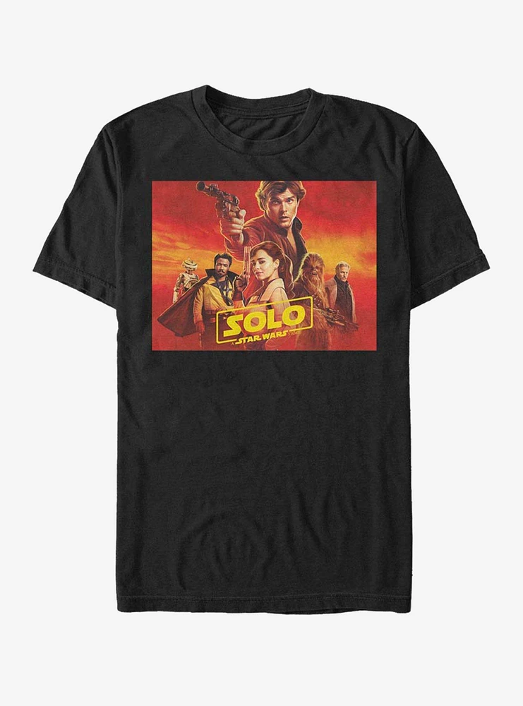 Hot Topic Star Wars Han Team Closeup Poster T-Shirt