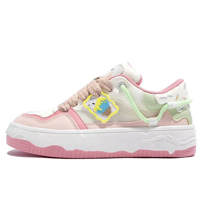 Ice Cream Aesthetic Sneakers