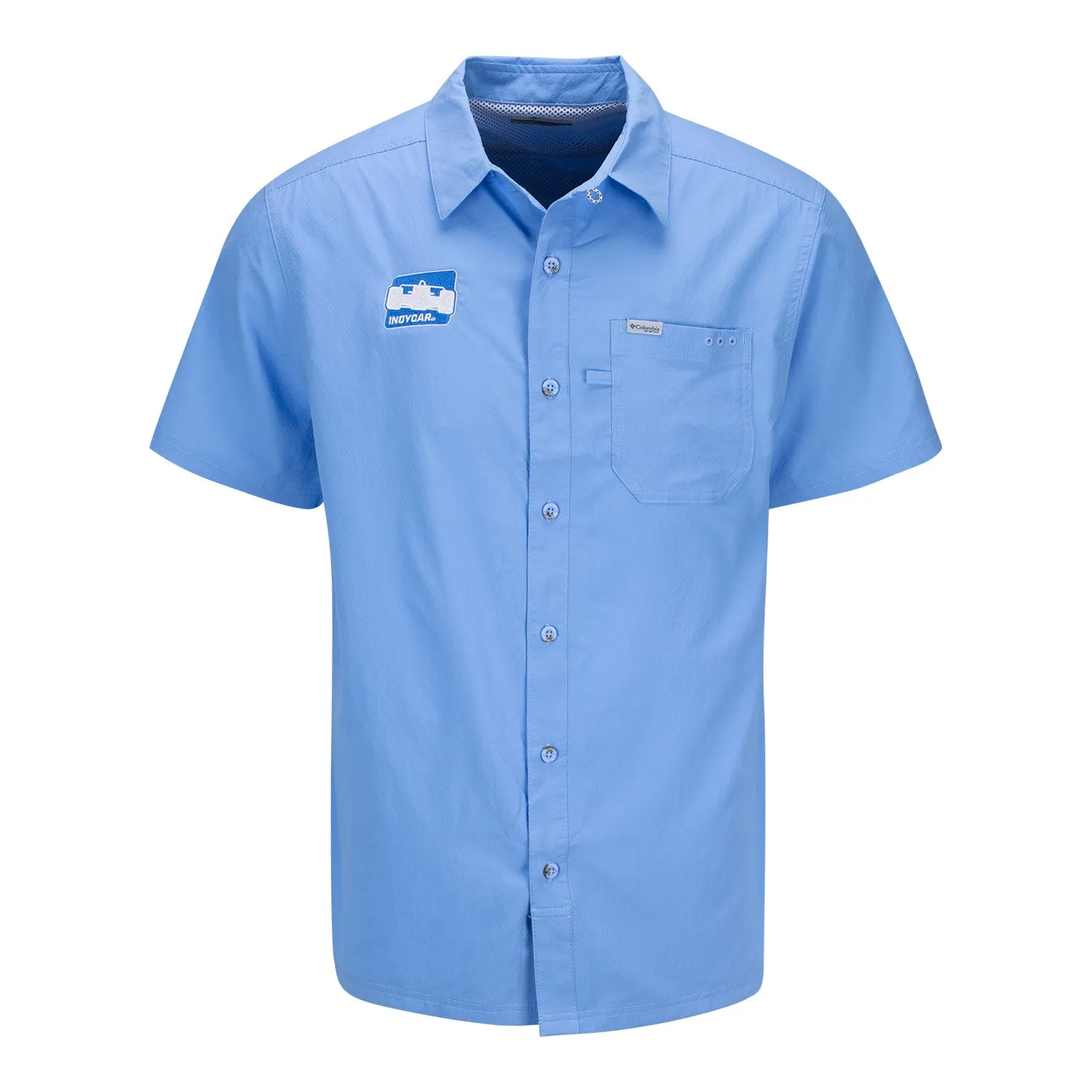 INDYCAR Columbia Slack Tide Camp Shirt Button Up