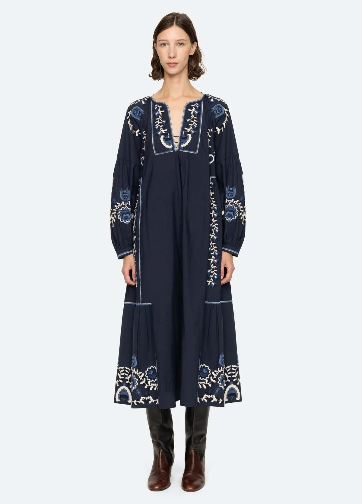 Inga Dress - Navy