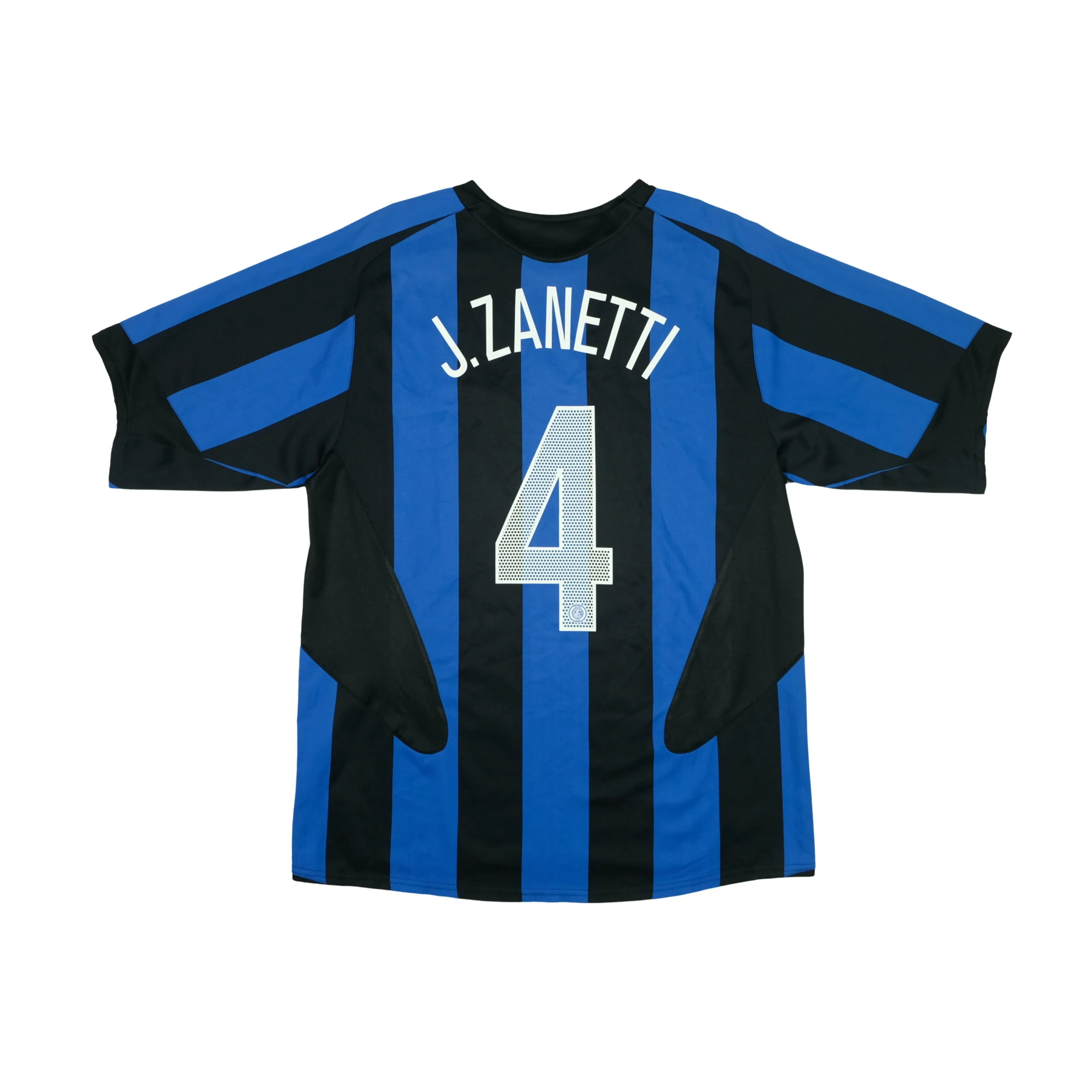 Inter Milan Nike Zanetti Original 2004/2005 Home Football Shirt Large/XL