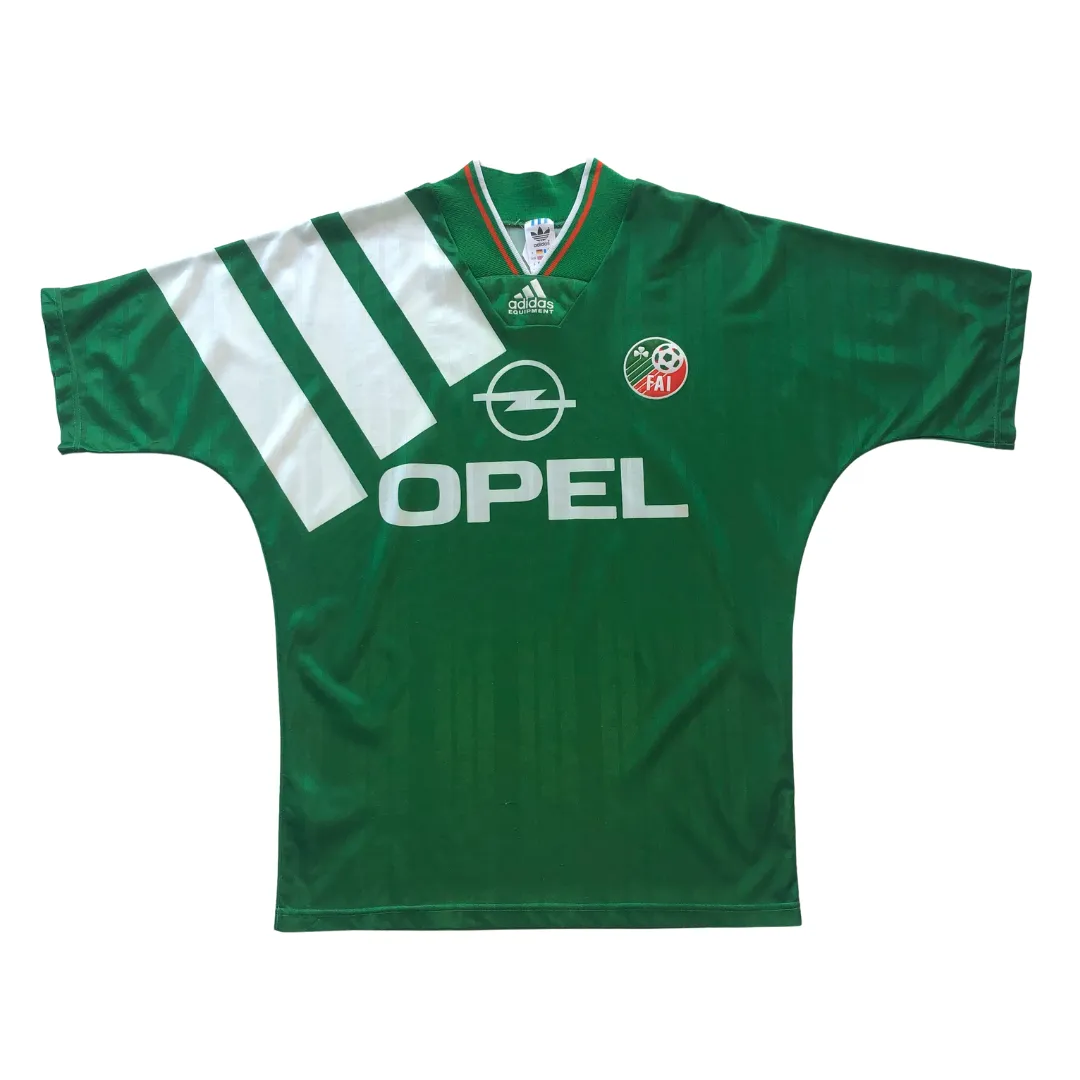 Ireland Original Adidas Equipment 1992/1994 Home Vintage Football Shirt Medium
