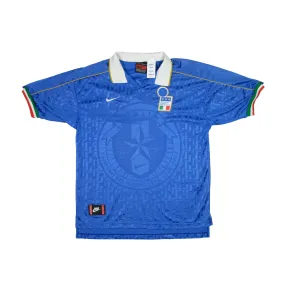 Italy 1995 Nike Original Home Football Shirt Large