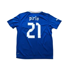 Italy 2012/2013 Pirlo Puma Original Home Football Shirt Large