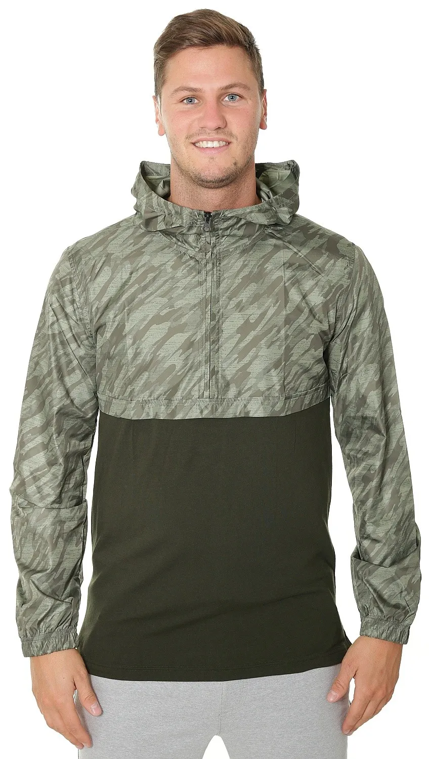 jacket Under Armour Sportstyle Wind Aniorak - 492/Moss Green/Artillerry Green - men´s
