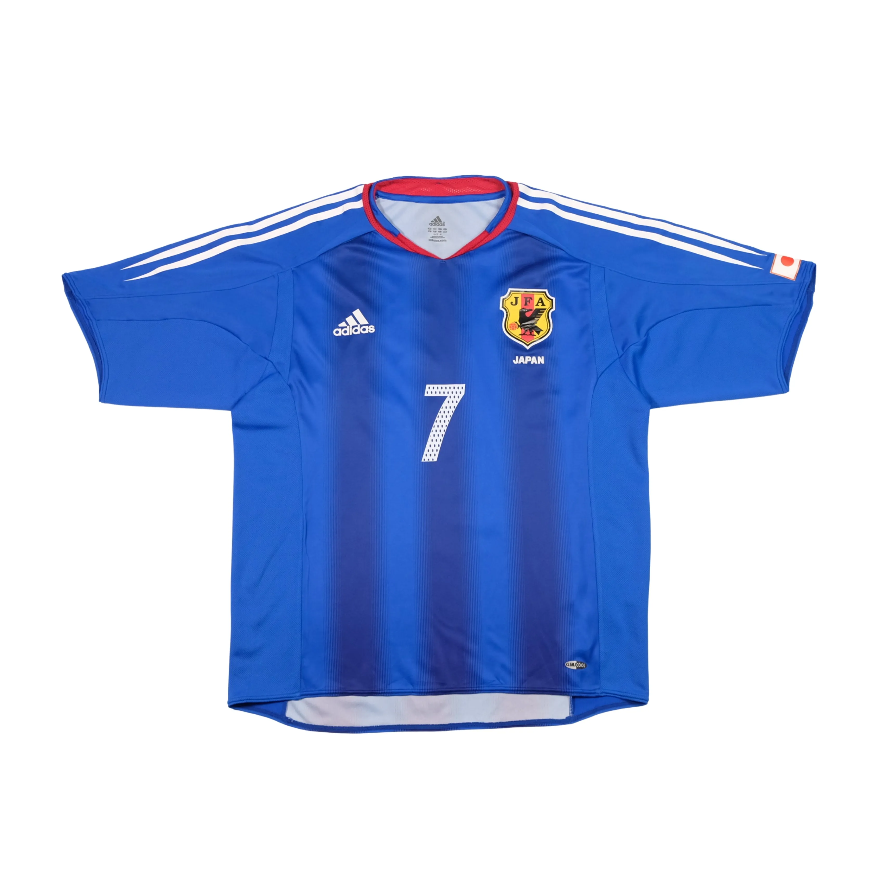 Japan Nakata 7 Adidas 2004/2006 Original Home Football Shirt Medium