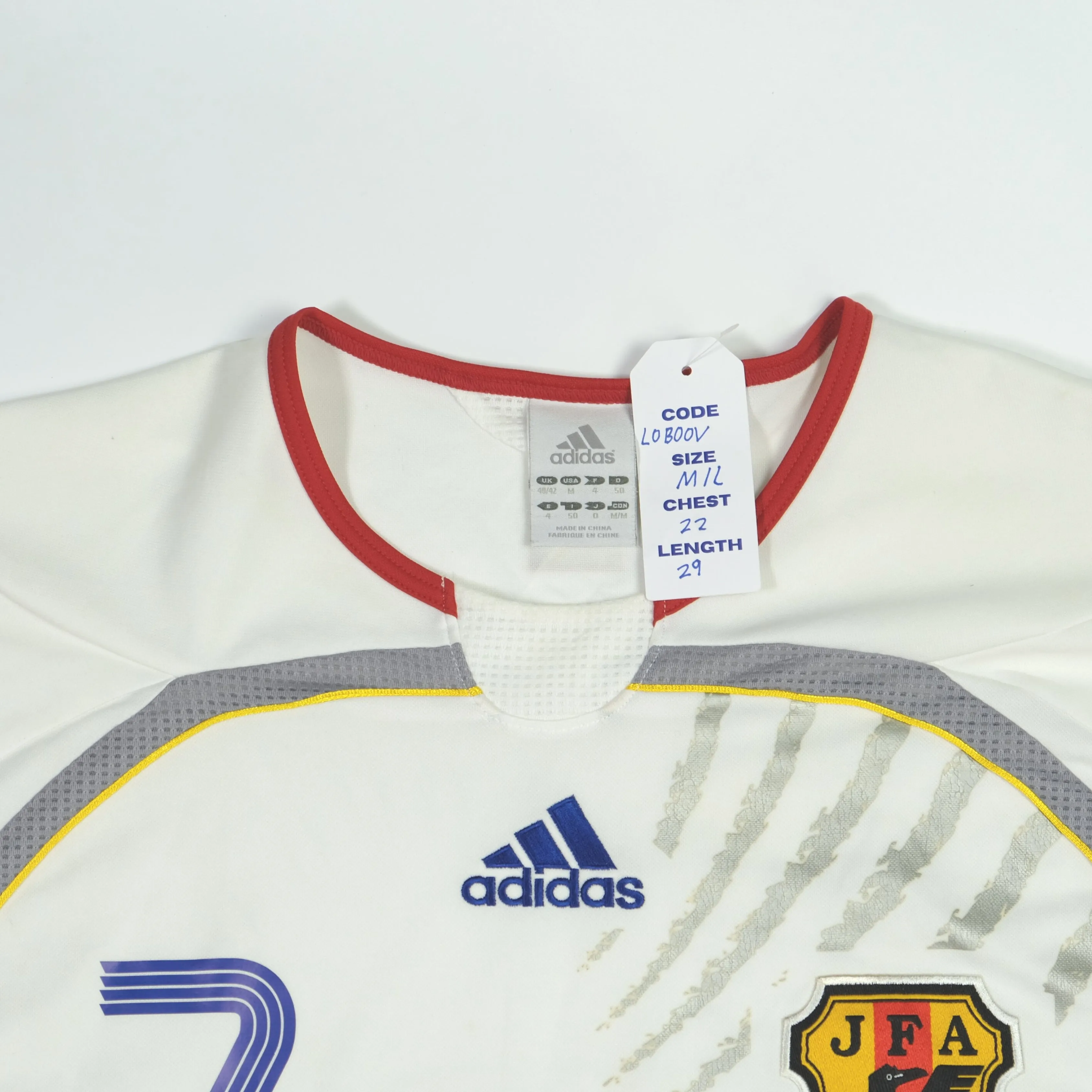 Japan Nakata Original Away Football Shirt 2006/2008 Adidas Medium/Large