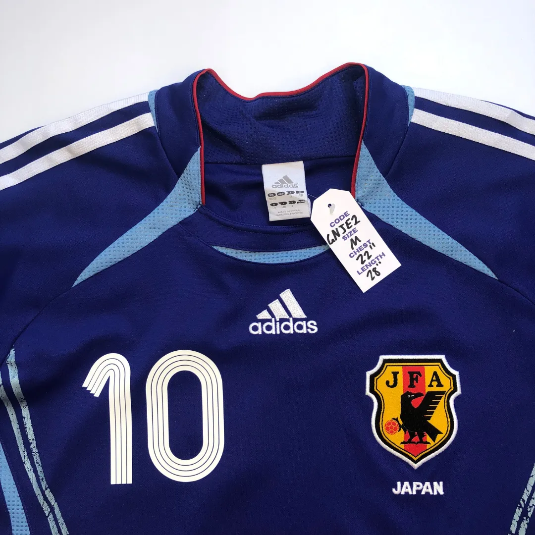 Japan Original Home Football Shirt 2006/2008 Adidas Large