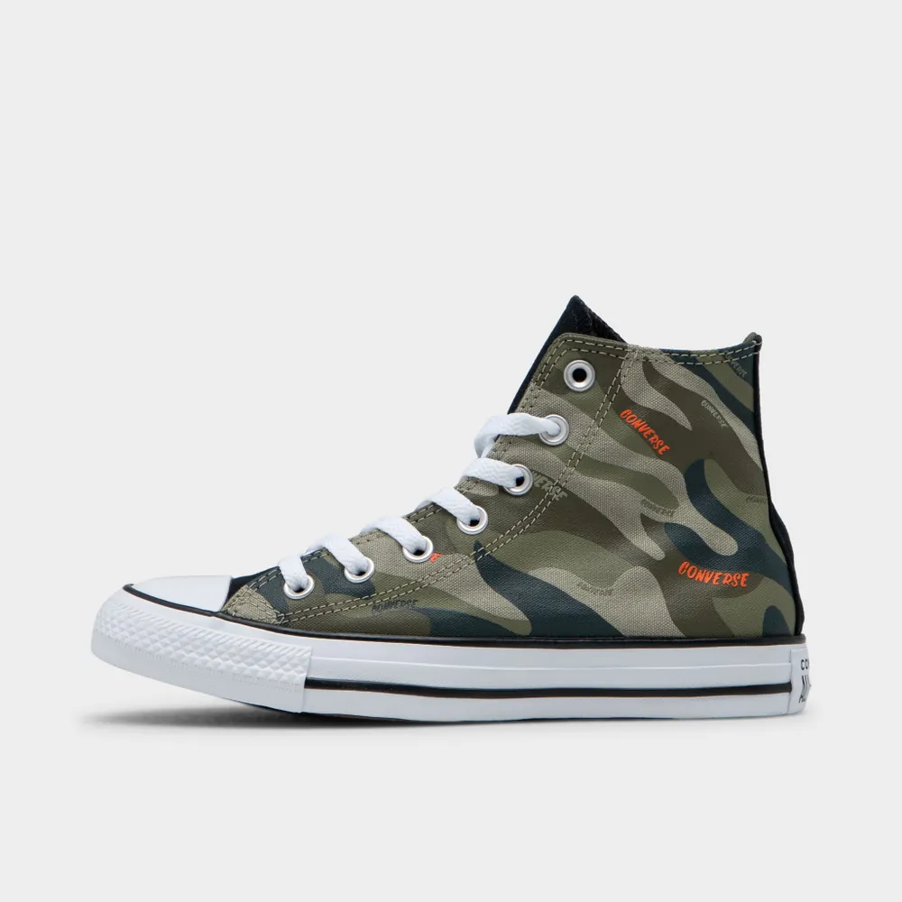 JD Sports Converse Chuck Taylor All Star Hybrid Camo Wordmark Hi / Light Field Surplus
