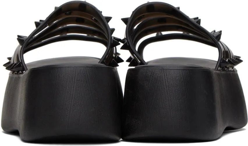 Jean Paul Gaultier Black Melissa Edition Becky Punk Love Sandals