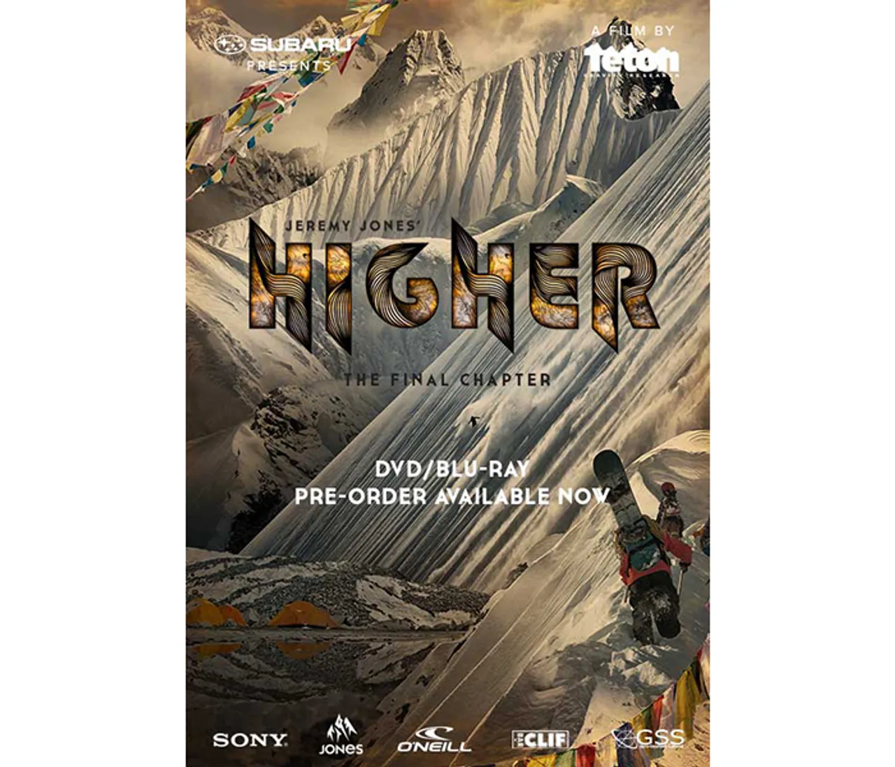 Jeremy Jones Higher Snowboard DVD/Bluray Combo 2015