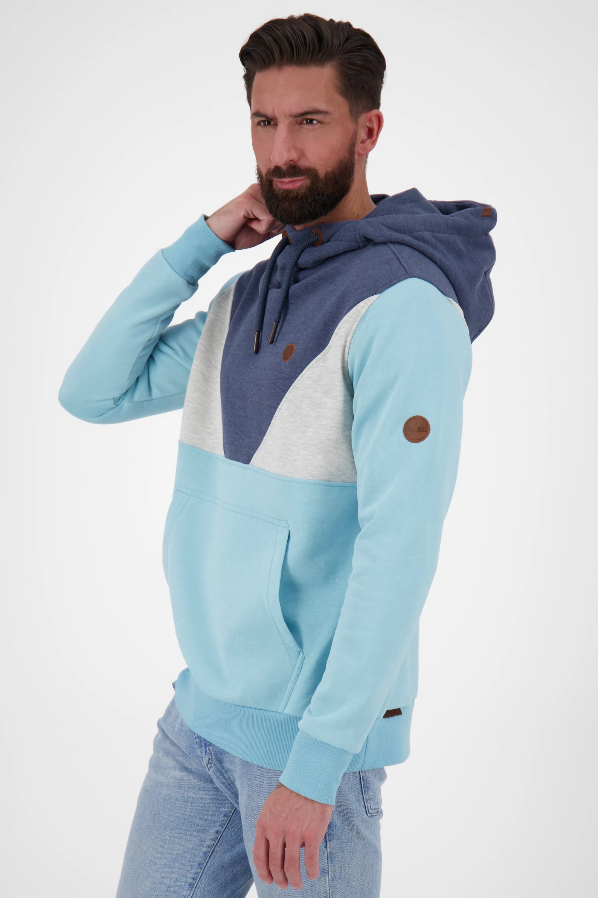 JohnsonAK A Hoodie für Herren von Alife and Kickin Hellblau