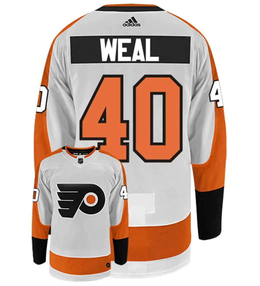 Jordan Weal Philadelphia Flyers Adidas Authentic Away NHL Hockey Jersey     