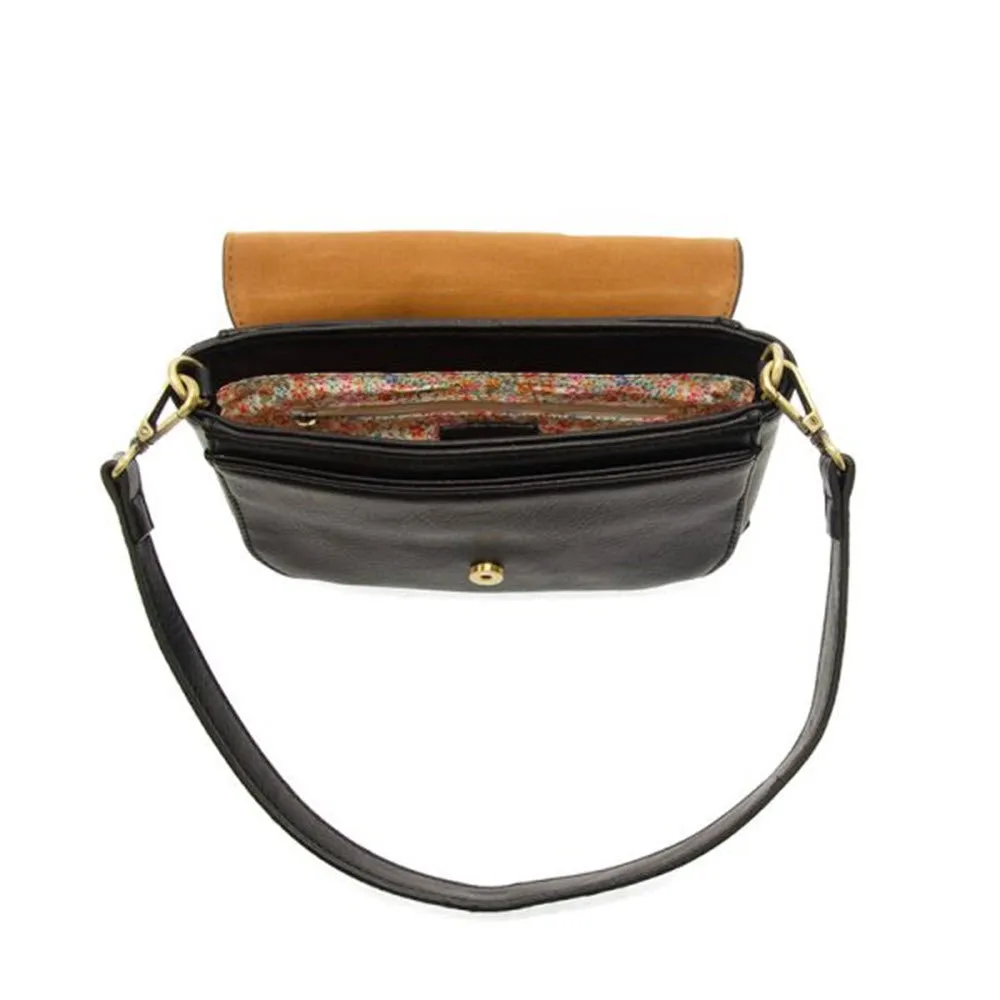 JOY SUSAN BECCA CROSSBODY BAG BLACK
