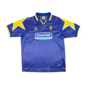 Juventus Italy Danone Original 1994/1995 Away Vintage Football Shirt Large