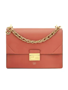 Kan U Medium Rust Leather Shoulder Bag