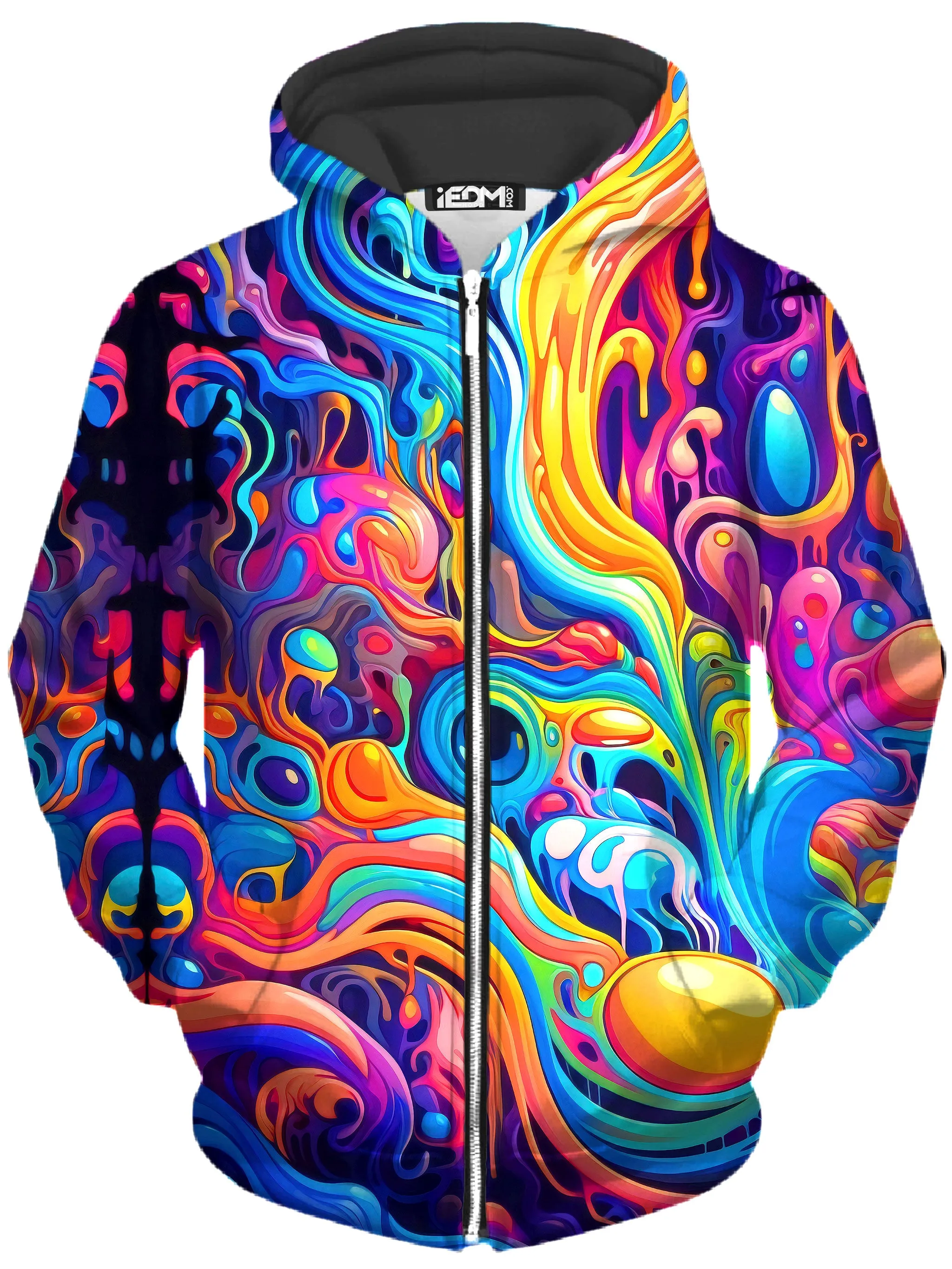 Kandi Swirl Zip-Up Hoodie and Leggings Combo