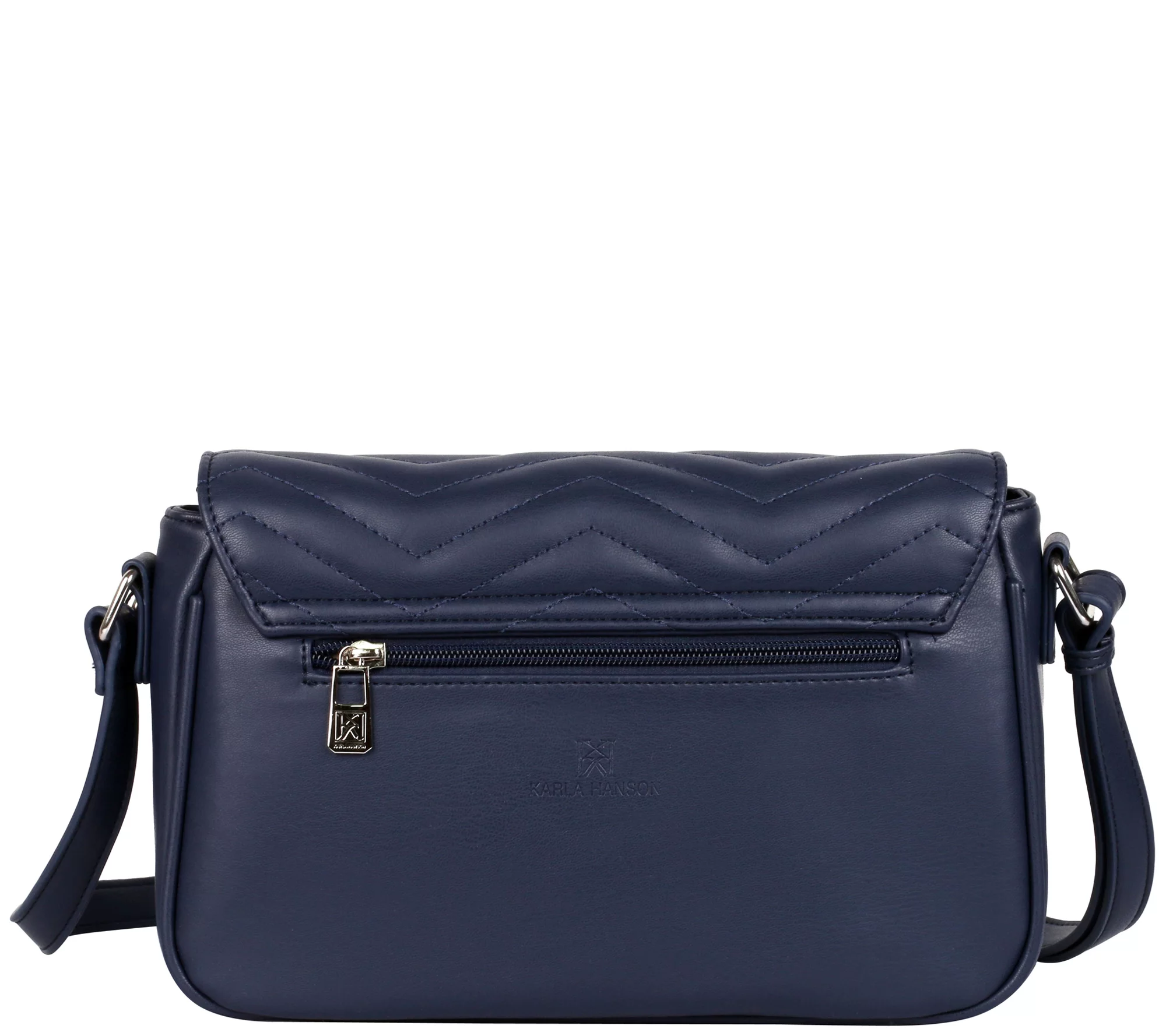 Karla Hanson Sabrina Crossbody Saddle Bag withRFID Protection