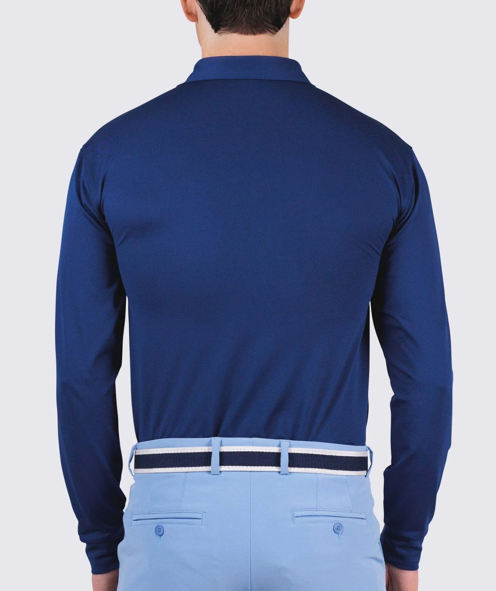 Kenneth Solid Performance Polo Long Sleeve