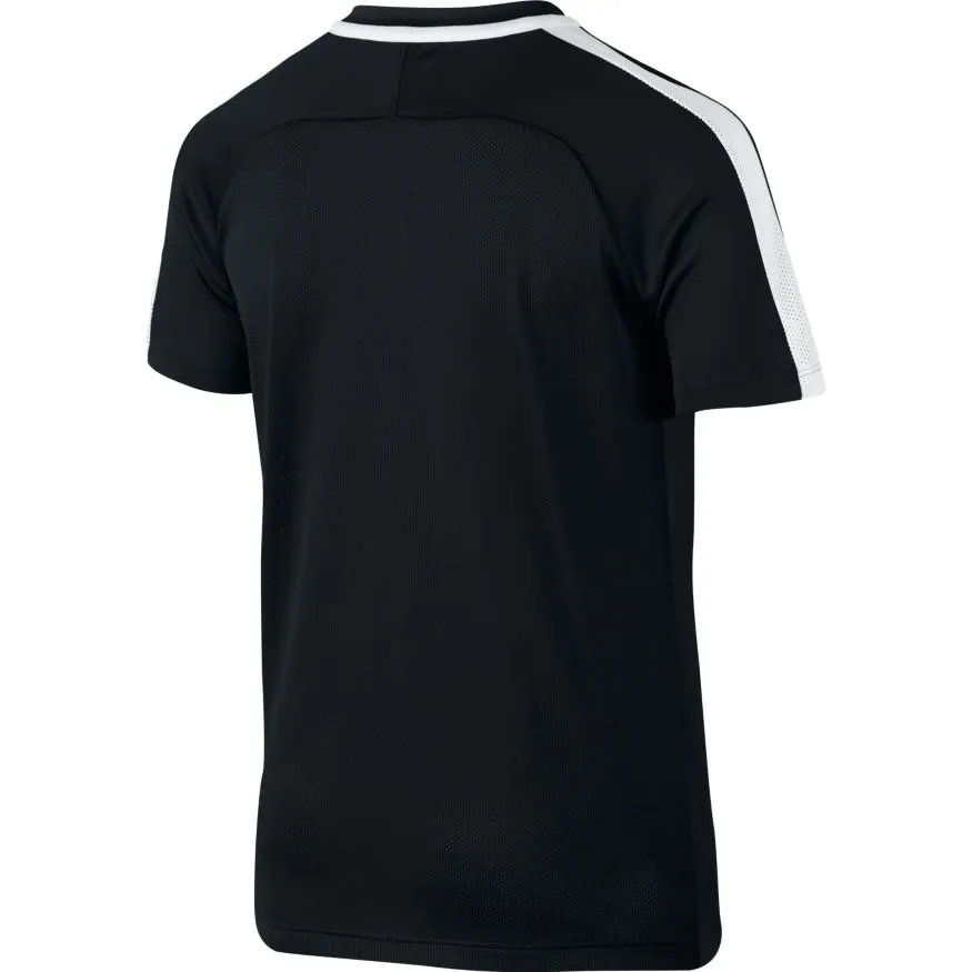 KID'S NIKE DRY ACADEMY FOOTBALL TOP - BLACK