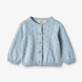 Knit Cardigan Maia | Baby - blue summer