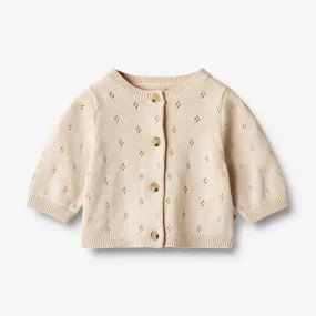 Knit Cardigan Maia | Baby - sandshell
