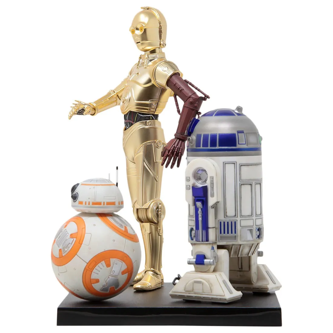 Kotobukiya ARTFX+ Star Wars The Force Awakens R2-D2 And C-3PO With BB-8 Statue (white)