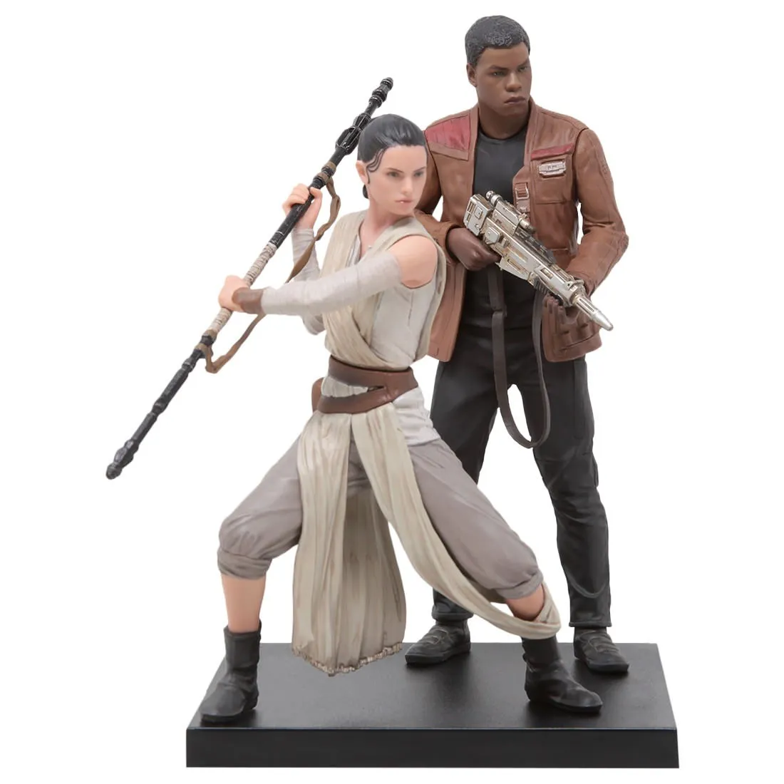 Kotobukiya ARTFX+ Star Wars The Force Awakens Rey And Finn Statue (brown)