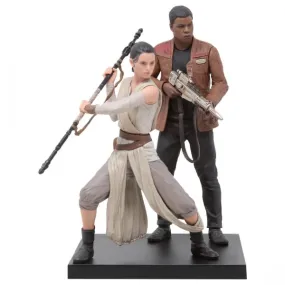 Kotobukiya ARTFX+ Star Wars The Force Awakens Rey And Finn Statue (brown)