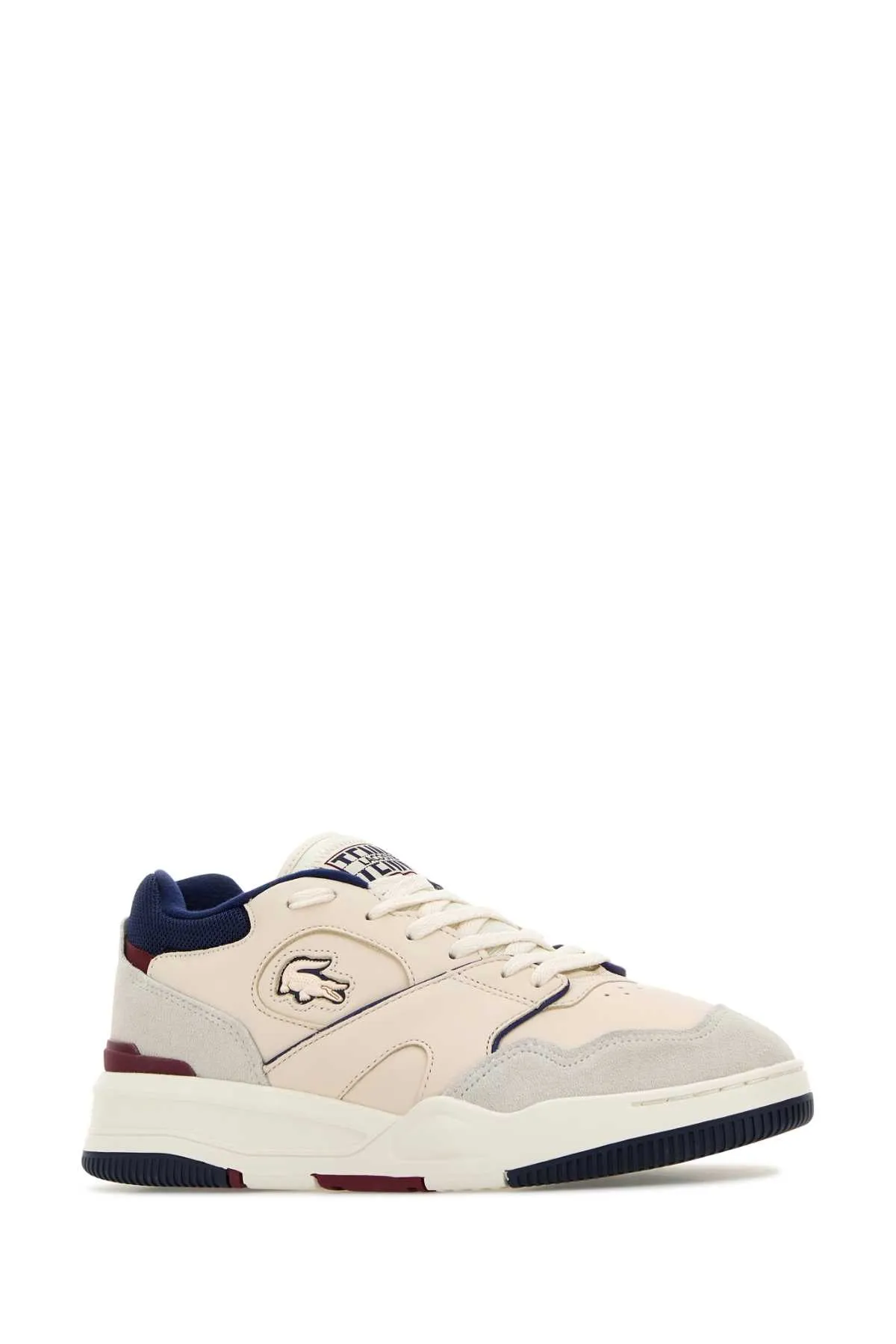 Lacoste Ivory Leather Lineshot Sneakers