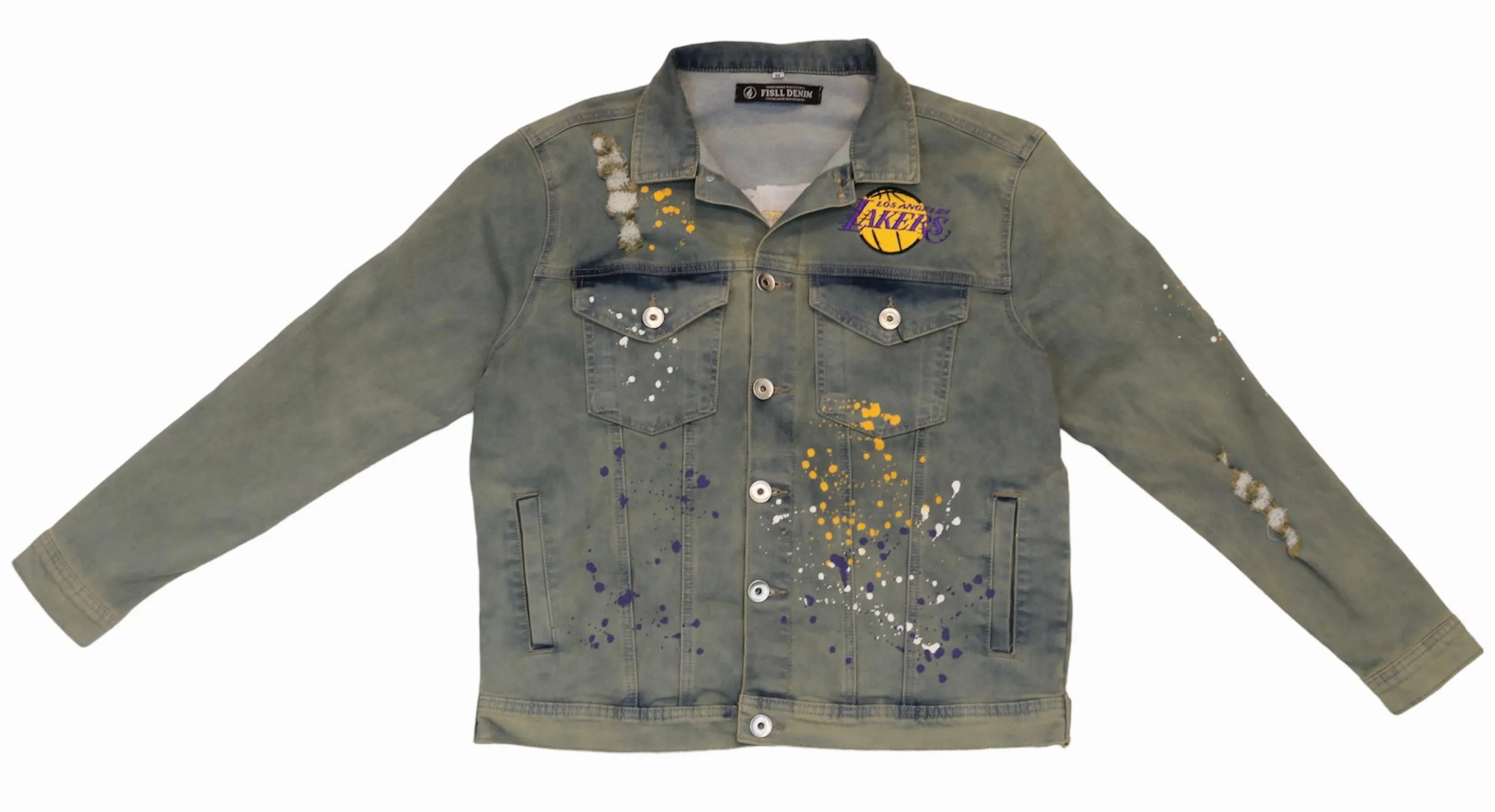 Lakers LT Blue Denim Jacket