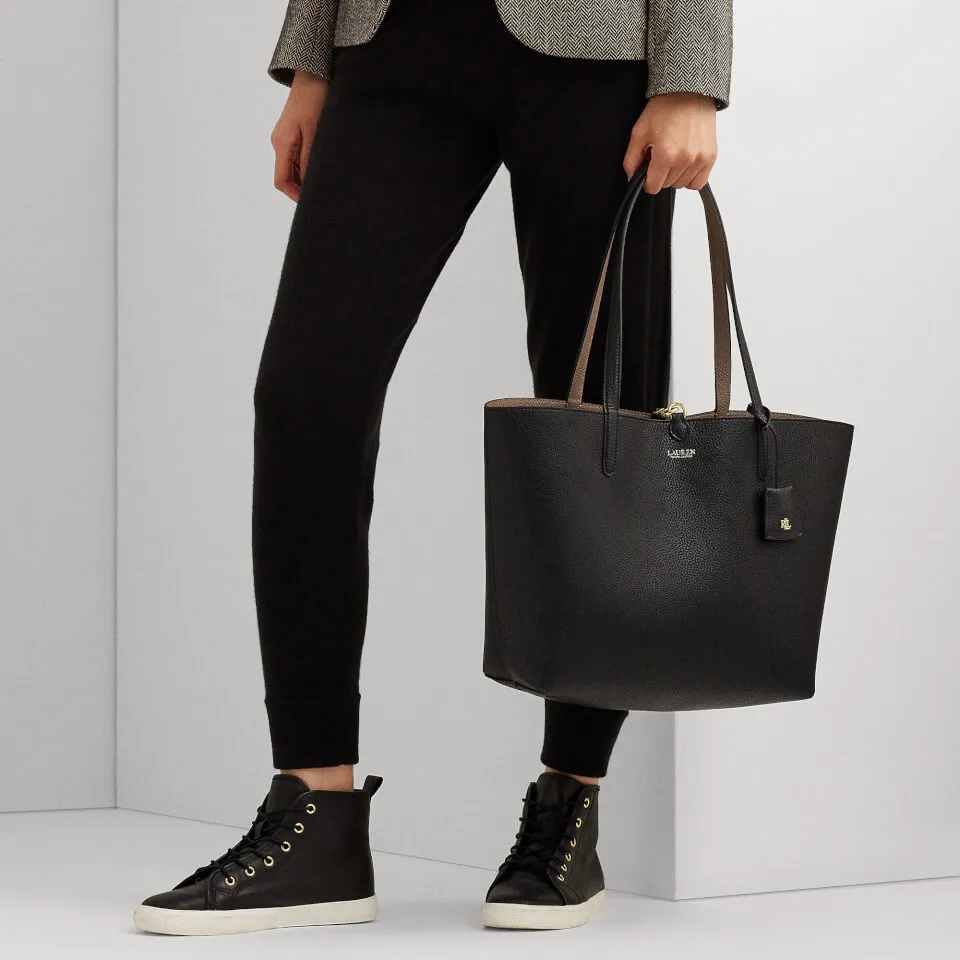 Lauren Ralph Lauren Reversible Leather Tote Bag | Coggles