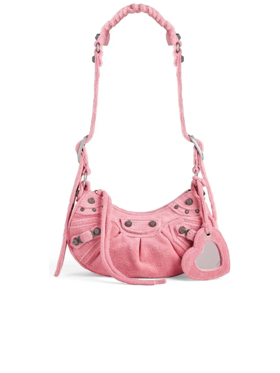 Le Cagole XS Shoulder Bag in Sponge