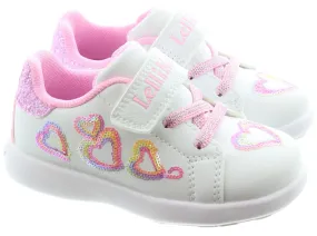 LELLI KELLY Kids LK4009 Mia Baby Trainers In White