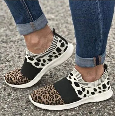 Leopard Print Women's Sneakers
