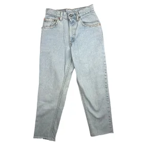 Levi Strauss & Co Womens Blue Denim High Rise Casual Straight Leg Jeans Pant Size 3 Short
