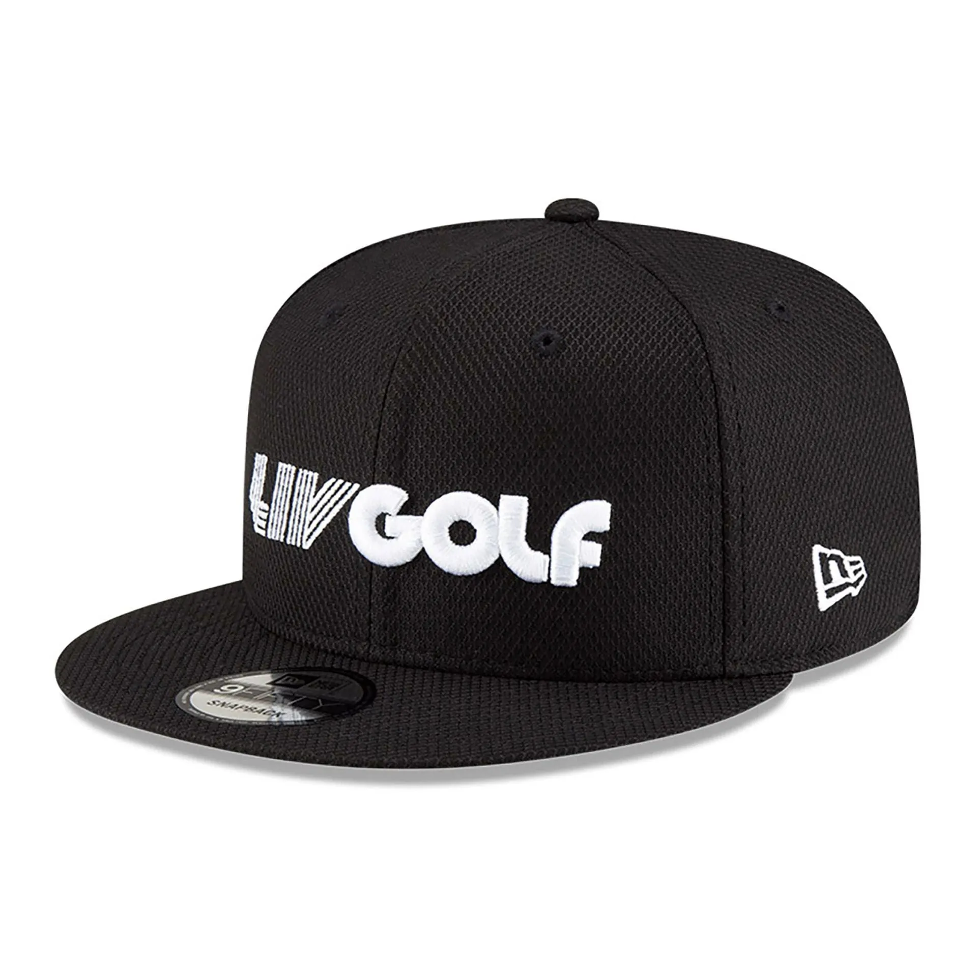 LIV Golf Black 9FIFTY Snapback Adjustable Cap
