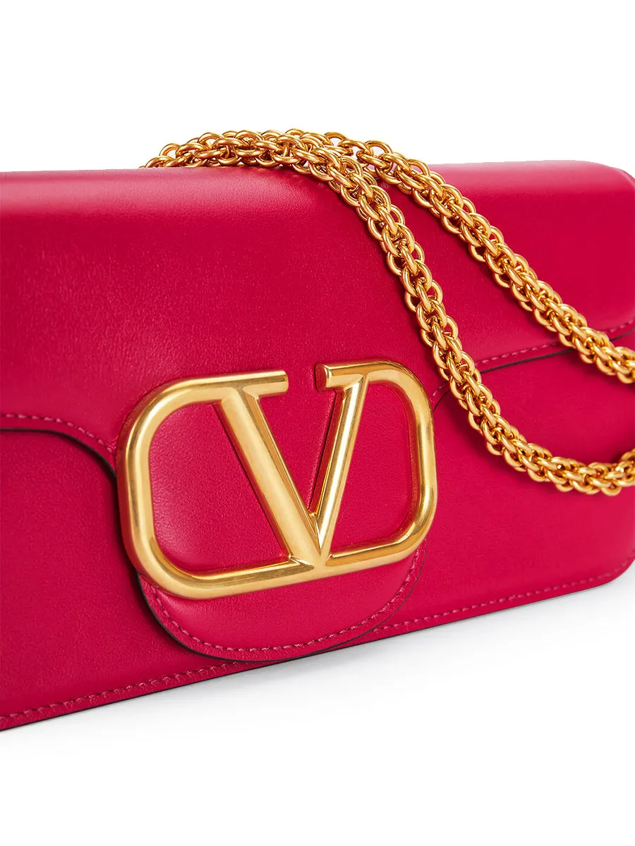 Locò Calfskin Shoulder Bag in Blossom