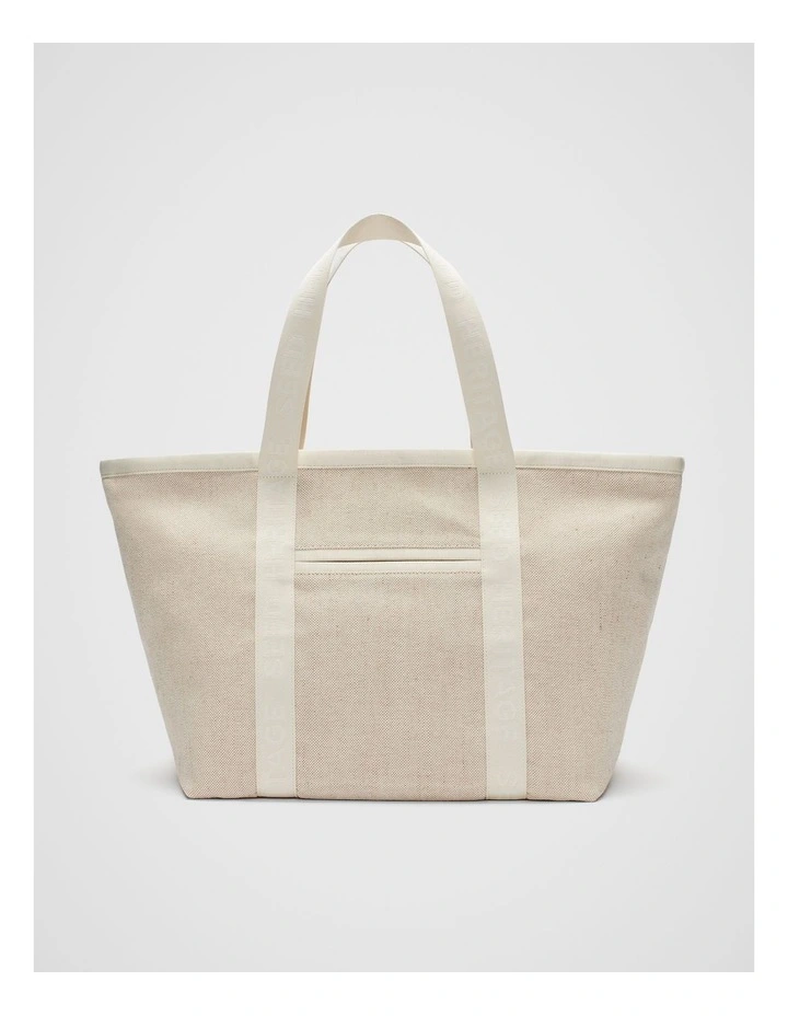 Logo Day Tote Bag in Natural