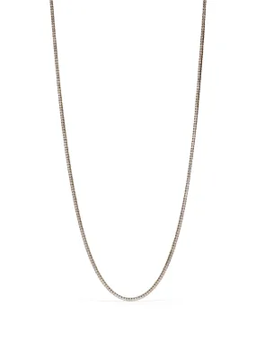 Long Diamond Tennis Necklace