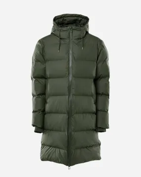 Long Puffer Jacket - Green