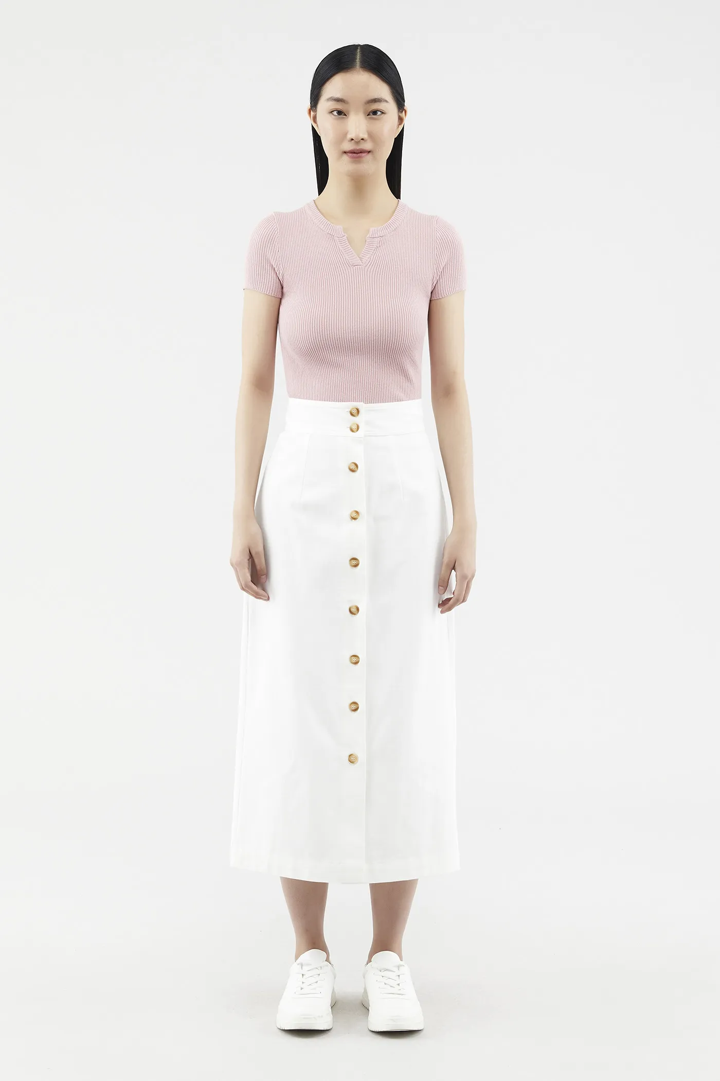 Lovena Button-through Skirt 