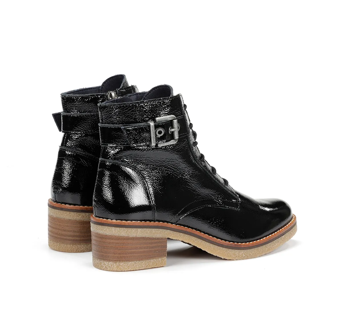 LUCERO D8686 Black Ankle Boot