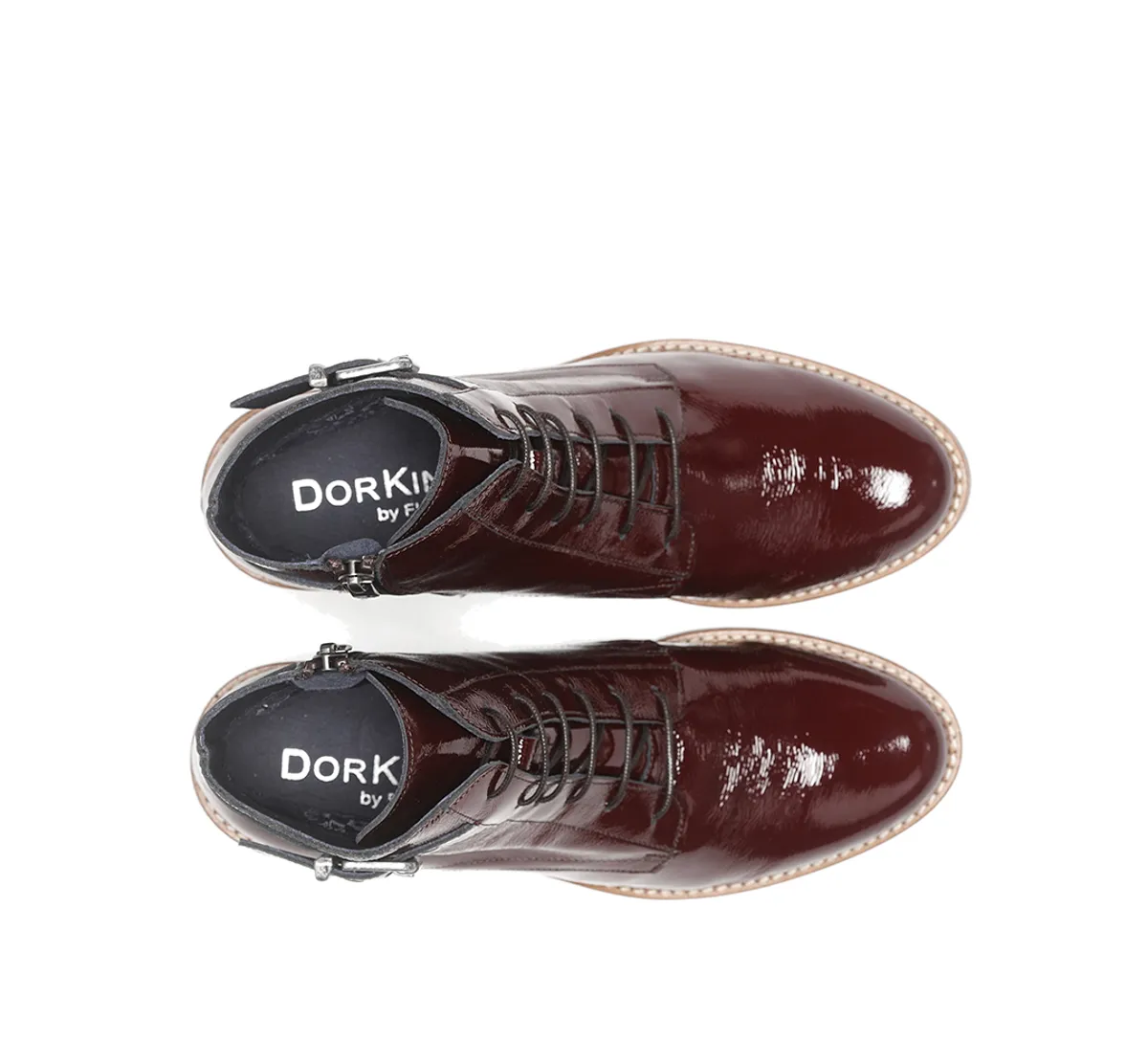 LUCERO D8686 Burgundy Ankle Boot
