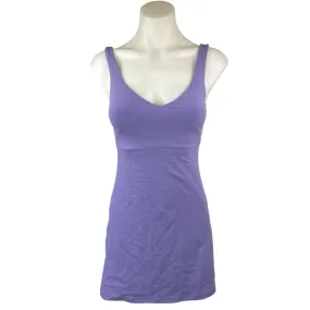 Lululemon Purple Align Built In Short Tennis Golf Athletic Mini Tank Dress Sz 2